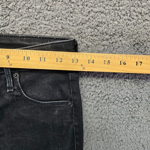 Abercrombie &‎ Fitch Jeans Women Size 26/2 Black Simone High Rise Ankle Skinny - Picture 4 of 9